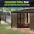 12 Ft. W X 14 Ft. D  Patio Gazebo, Wall Mounted Gazebo