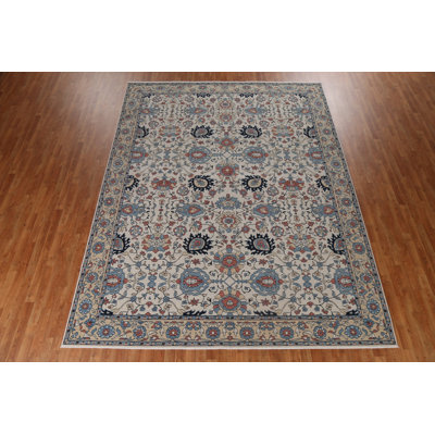 Hand-Knotted Ziegler Oriental Area Rug 9x12