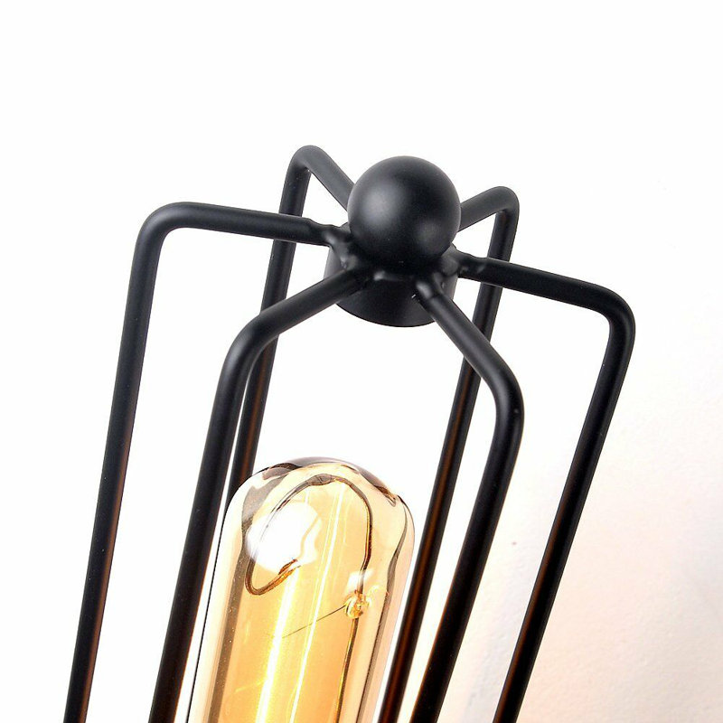 23cm H Metal Novelty Lamp Shade, Black