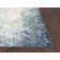 Tapis bleu/crème Carey