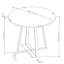 Agnes Round Metal Base Dining Table-1659896266