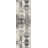 Trawick 10' Gray And Ivory Damask Shag Runner Rug-1209919107