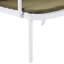 Ensemble de conversation d'extérieur 3 pièces avec cadre en PP blanc et coussins - 2 chaises club 1, rouille, poids léger, support ergonomique par cadre, coussins, -, facile à réarranger, rouille
