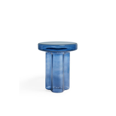 Glass Top End Table