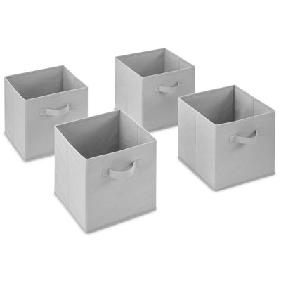 FABRIC STORAGE CUBES-4 PACK