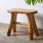 Tabouret de coiffeuse en bois massif Minnick