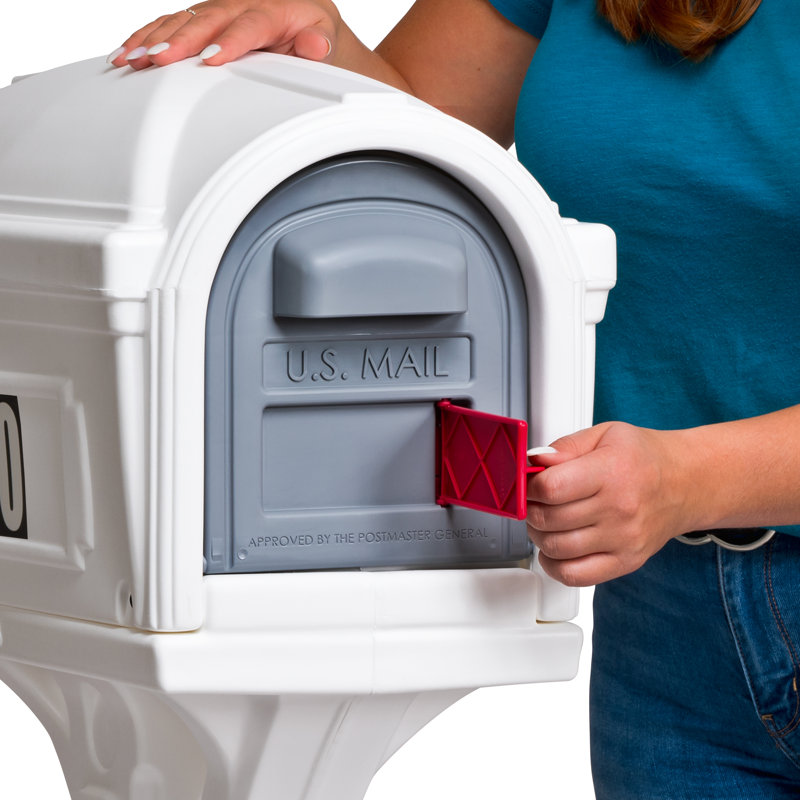 Boîte aux lettres Dig Free Easy Up Classic (blanc / blanc)