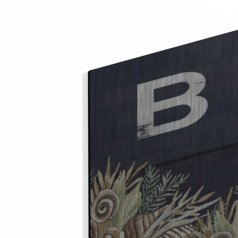 «Beach Sign» par Cindy Jacobs, H 12 po x l 36 po