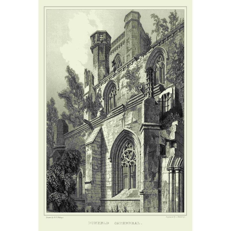 Détail gothique VII, H 48 po x l 32 po