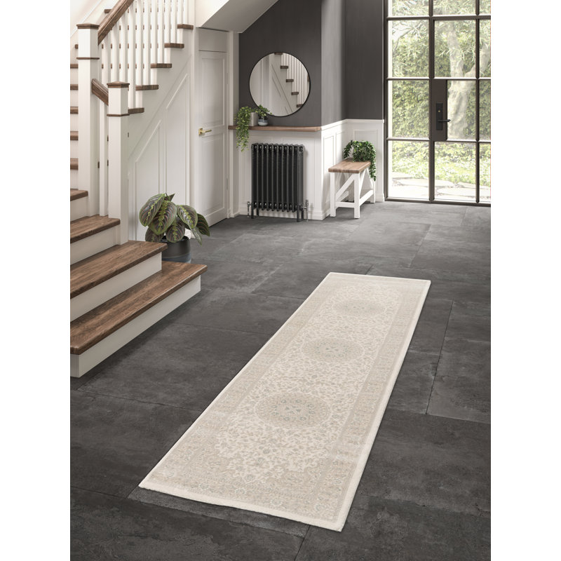 Langres Cream Rug, Runner 80 x 300cm