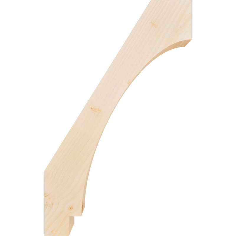 Attelle impériale du genou, Sapin de Douglas, Lisse, H 32 po x l 3,5 po x P 20 po