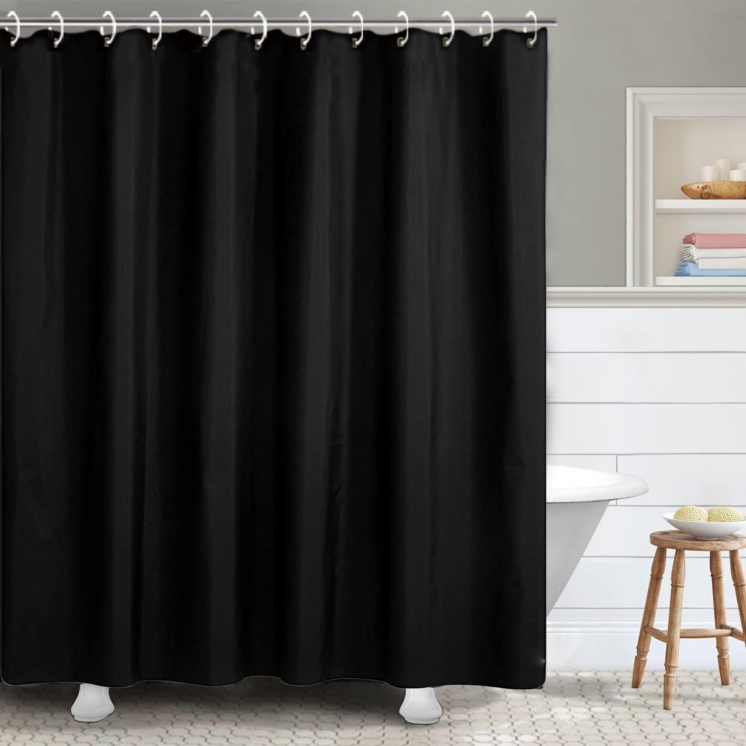 Ebern Designs Shower Curtain with Hooks Included | Wayfair