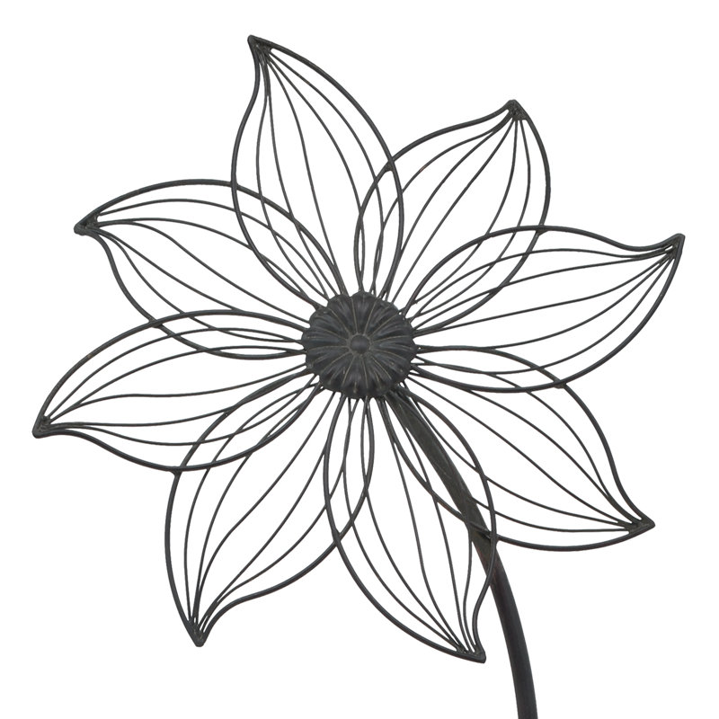 Piquet de jardin marguerite, Grand (14 po x 50 po), Marguerite