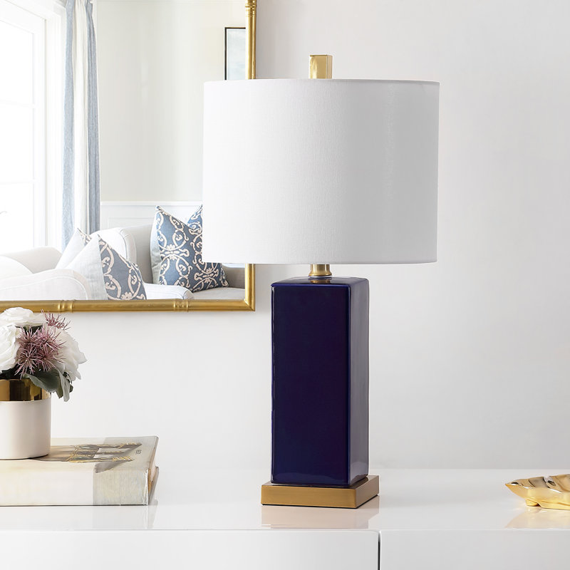Lampe de table bleu marine 23 po Adline