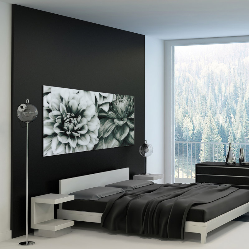 « fleurs », impression sur verre