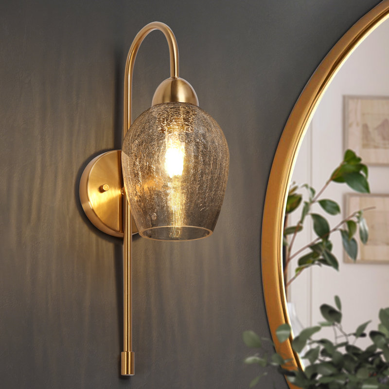 Jenavicia Brass Armed Sconce