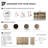 Soma 54" W Mango Wood Single Bathroom Vanity