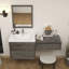 Meuble-lavabo mural 60 po avec évier en acrylique renforcé Aliki-1123569518