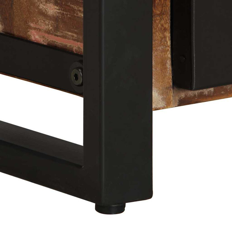 Belgrover 40cm W Iron Bedside Table