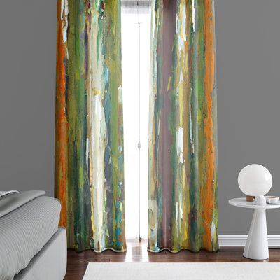 Kutsi Semi Sheer Curtain Pair