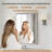 Lohoski Rectangle Wall Mounted Mirror with Aluminum Metal Frame, Beveled Decorative Thin Framed Accent Mirror, Horizontal and Vertical-1222157568-1222157570