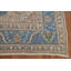 Tapis traditionnel floral fait à la main bleu 8 x 11