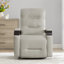 Britnee Genuine Leather Swivel Power Recliner-156845056