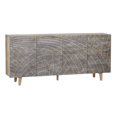 4 Door Media Credenza_Sideboard