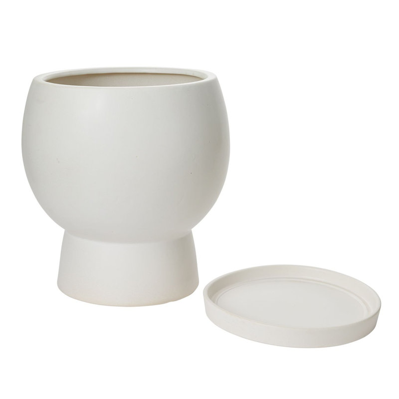 Goodlow Handmade Ceramic Pot Planter, 15" H x 14" W x 12" D