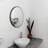 Raulston Stainless Steel Round Mirror-131829575