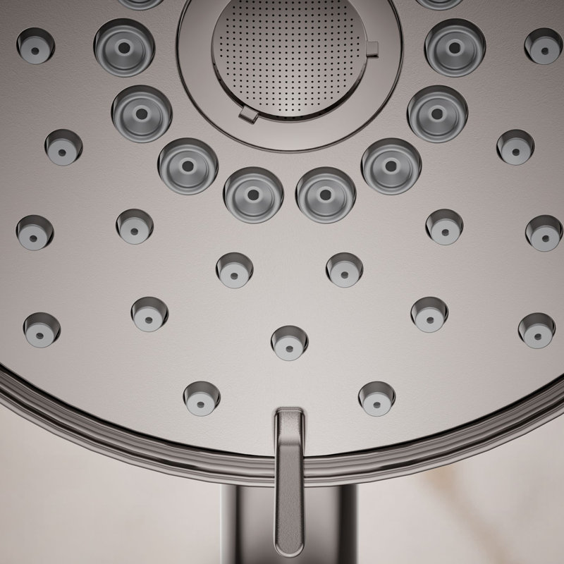 Kohler Purist Component Tempered Massage Handheld Shower Head with MasterClean Spray Nozzle, Vibrant Titanium