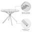 Round Glass Top Metal Base Dining Table-50313410
