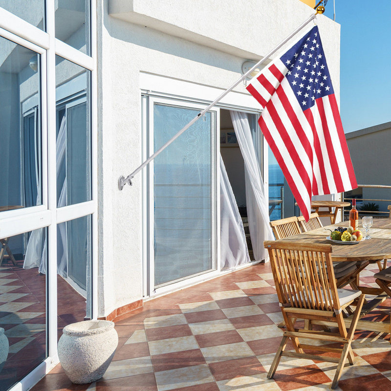 Drapeau de maison en aluminium 3 pi x 5 pi Eammon