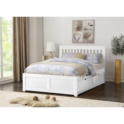 Alvan Solid Wood Storage Bed
