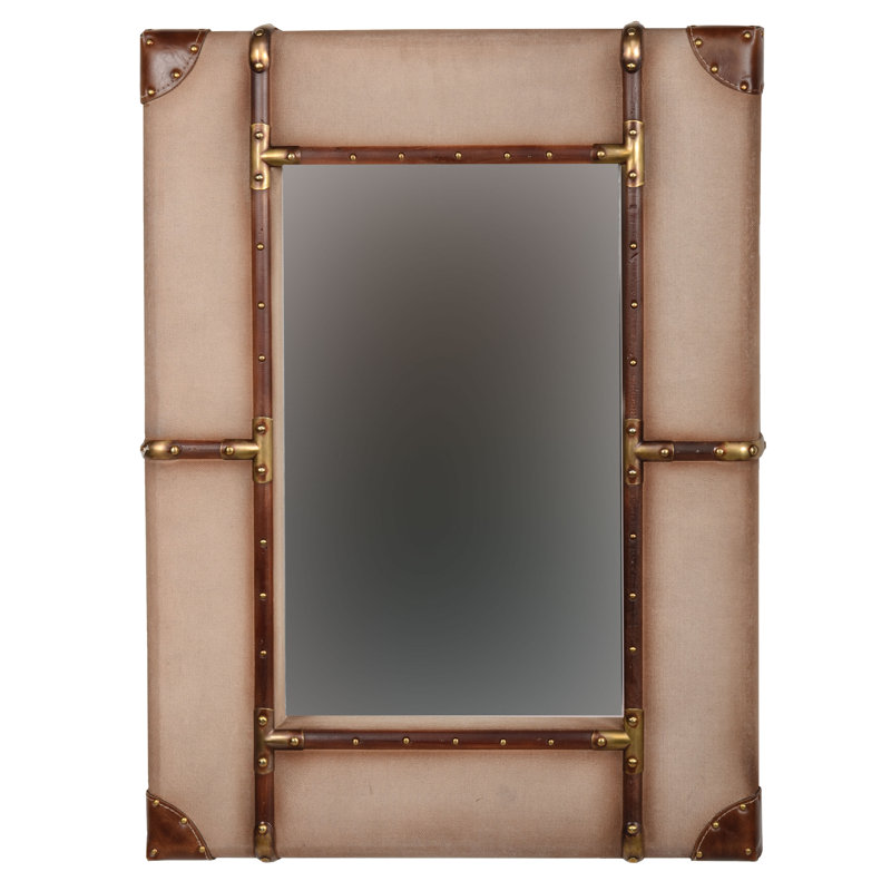 Miroir mural Vintage, H 32 po x l 24 po, Argent