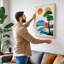 Mount Fuji at Dawn Japandi - Wrapped Canvas-1316737999-1316738007