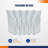 1000 Pack 16 oz Clear Disposable Plastic Cups