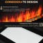 Foyer électrique noir, 28,5 po, 1500 W, effet de flamme, fixation murale 7 couleurs 1500 W, noir, fond, style asiatique