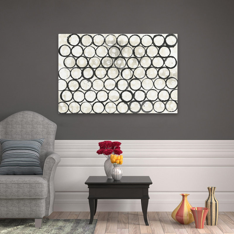 Contemporary Eclipse I Neutral, 48" H x 32" W