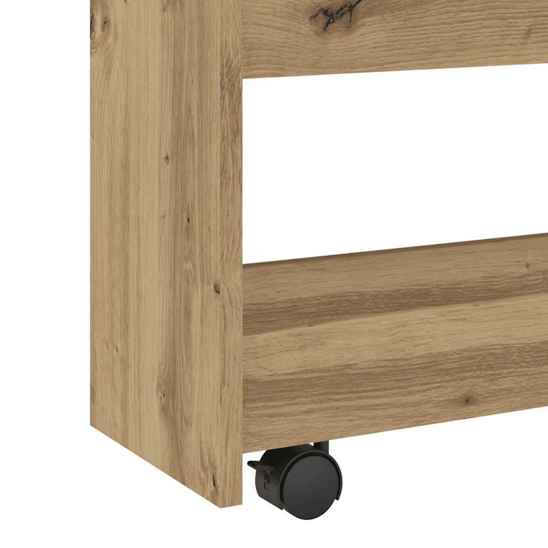 Bar Cart, Artisan Oak