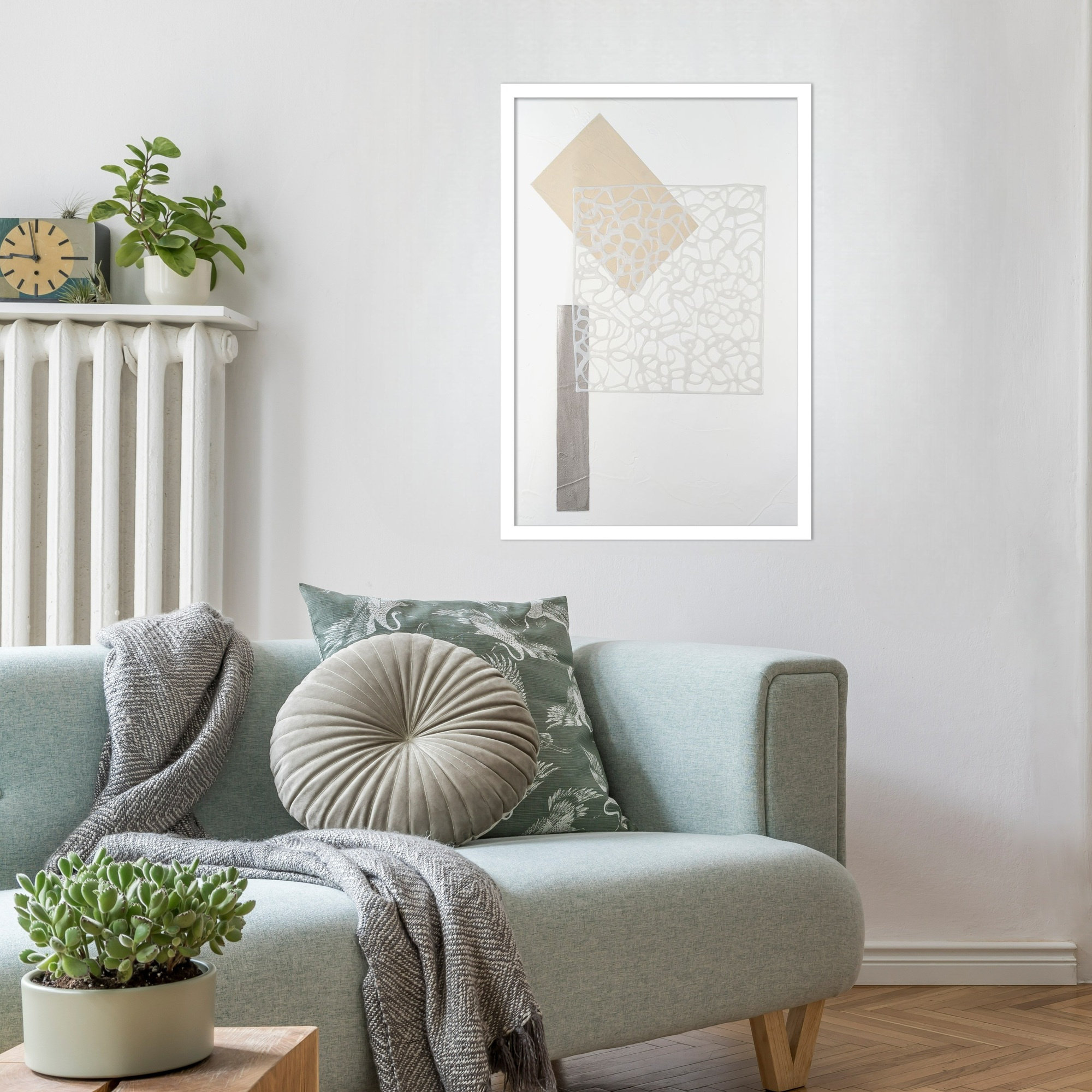 Nooks And Crannies III by Finnerty Wood Framed Wall Art Print, 25" H x 17" W, White