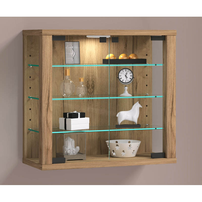 Cecilius Display Cabinet, Honey oak