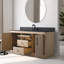 Ensemble de meuble-lavabo sur pied 60 po avec plateau en calcaire noir Avignon-93885556-121602576-114248480