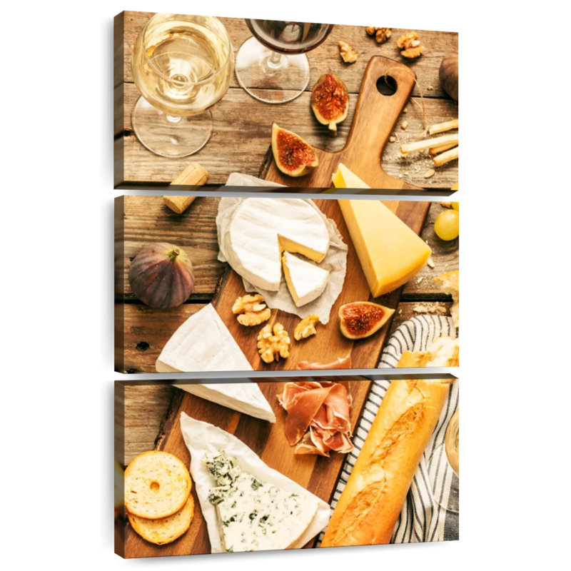 Yarlin Wine And Cheese Snacks, 45" H x 28" W