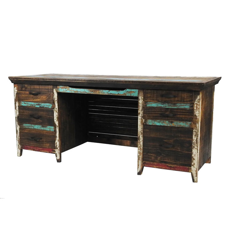 Dimia Solid Wood Writing Desk