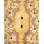 Tapis jaune / brun en laine nouée à la main 9 pi 1 po x 11 pi 10 po New Age Rugen