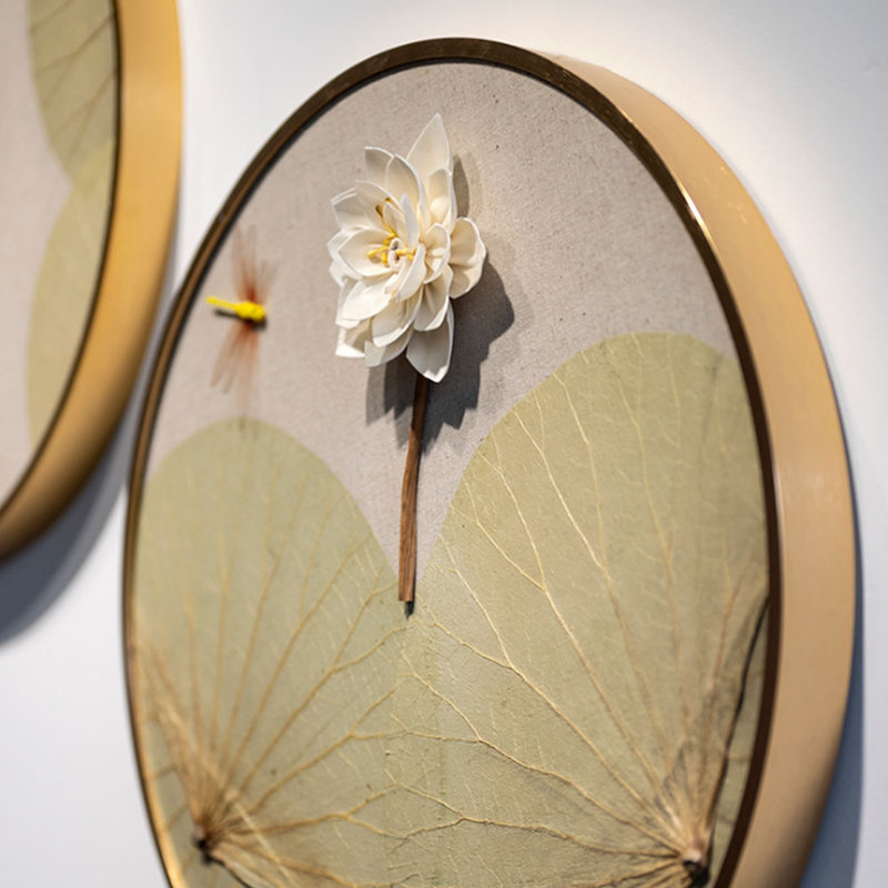 Circular handmade wall decor