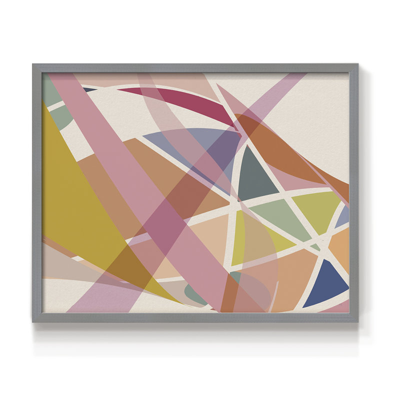 Pensées d'Herbin I - impression encadrée - réversible, Gris, H 22 po x l 28 po
