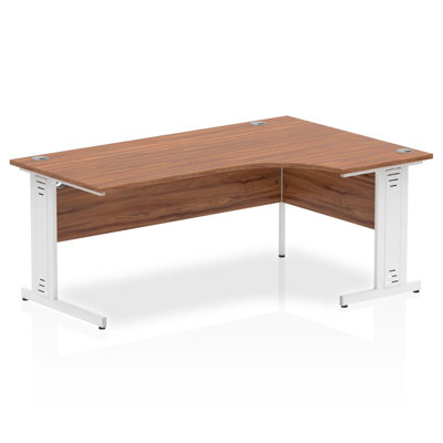 Impulse L-Shaped Metal Base Computer Desk