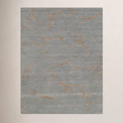 Hand-Tufted Abstract Wool Rug